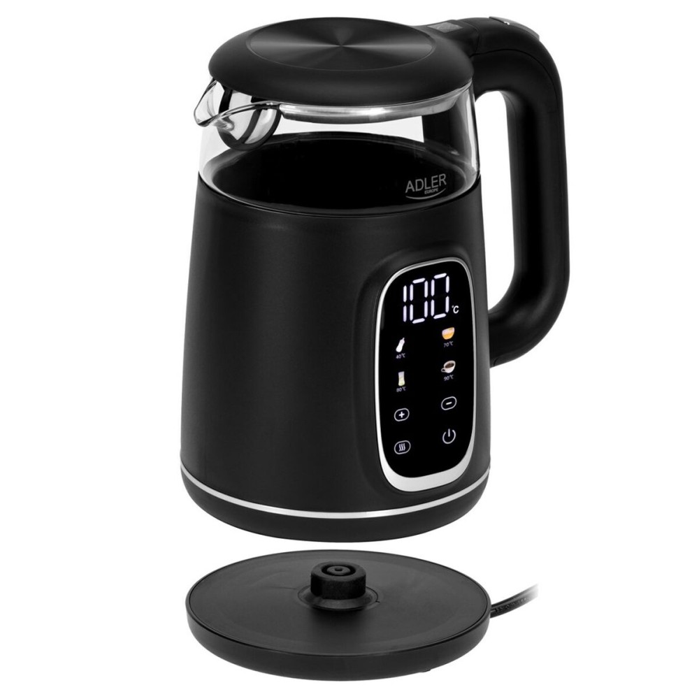 Kettle Adler AD 1305bs Black Silver 2200 W 1,7 L