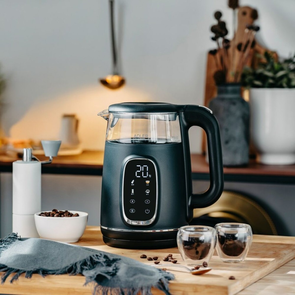 Kettle Adler AD 1305bs Black Silver 2200 W 1,7 L