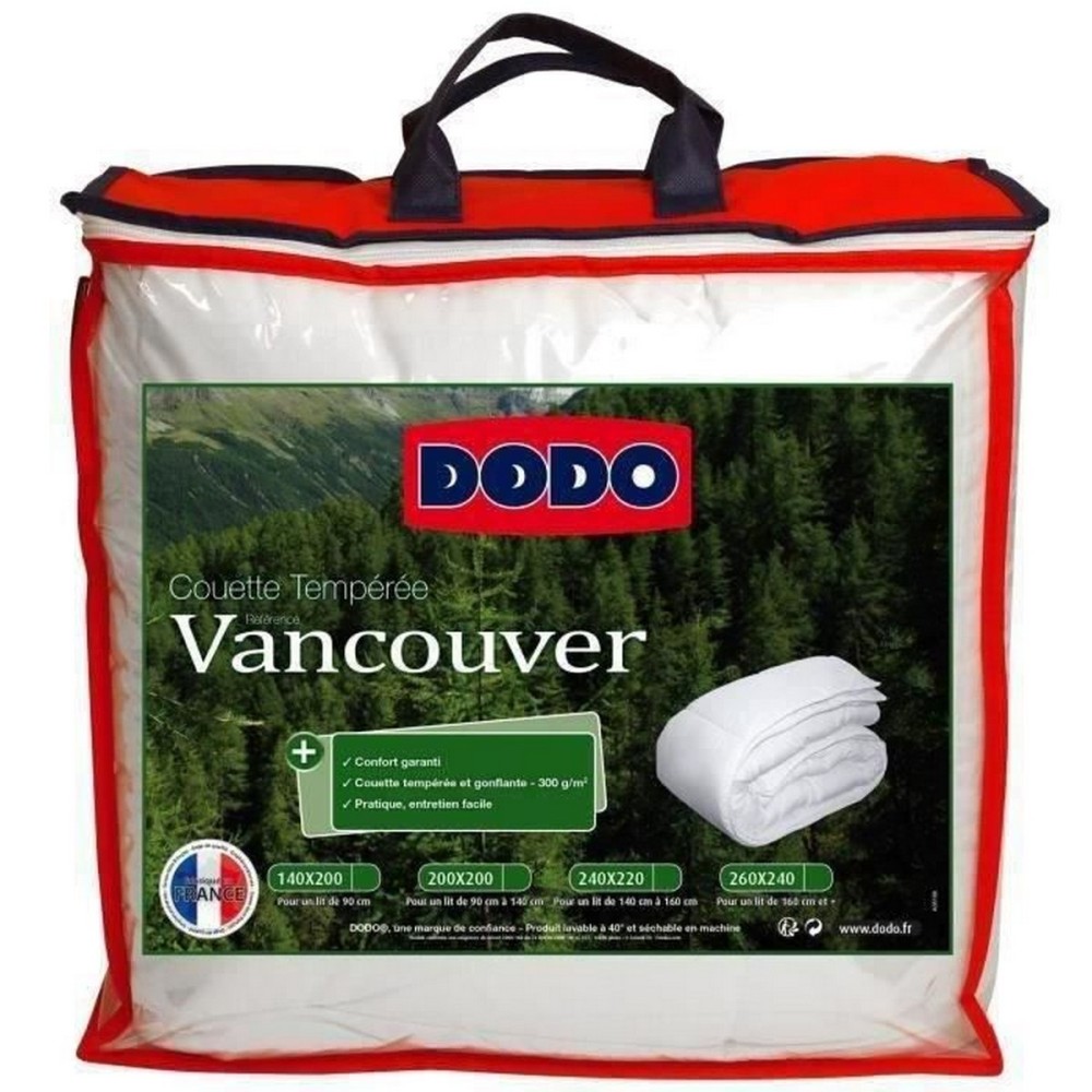 Remplissage de couette DODO Vancouver Blanc 200 x 200 cm