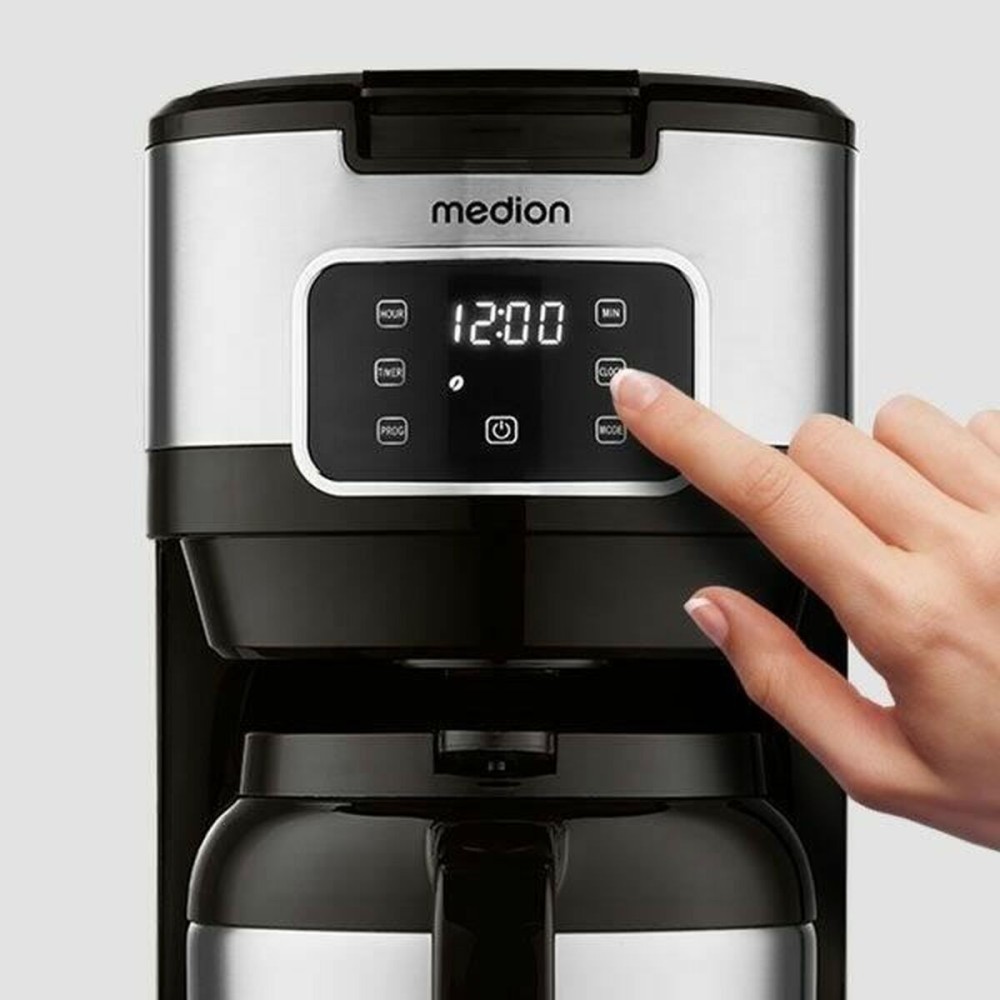 Cafetière goutte à goutte Medion Argenté 900 W 1,2 L