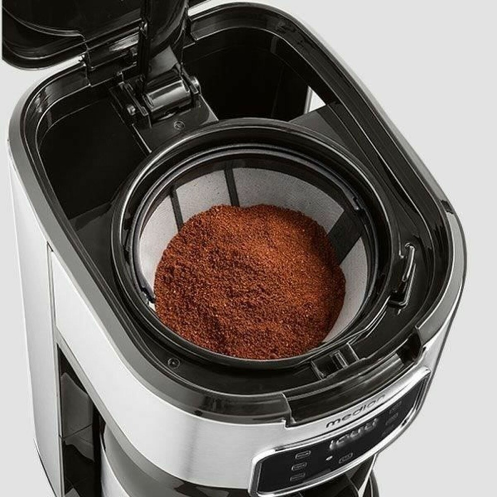Filterkaffeemaschine Medion Silberfarben 900 W 1,2 L