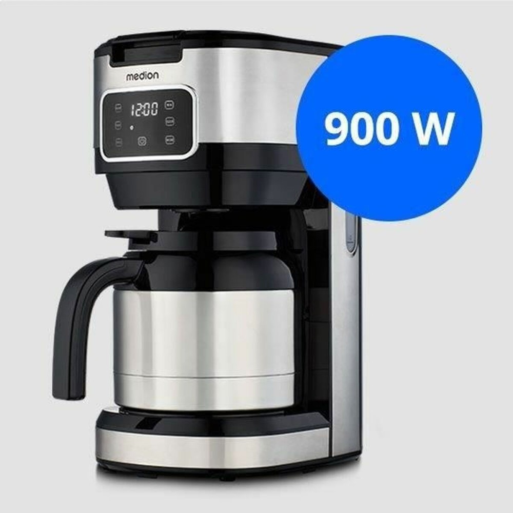 Filterkaffeemaschine Medion Silberfarben 900 W 1,2 L
