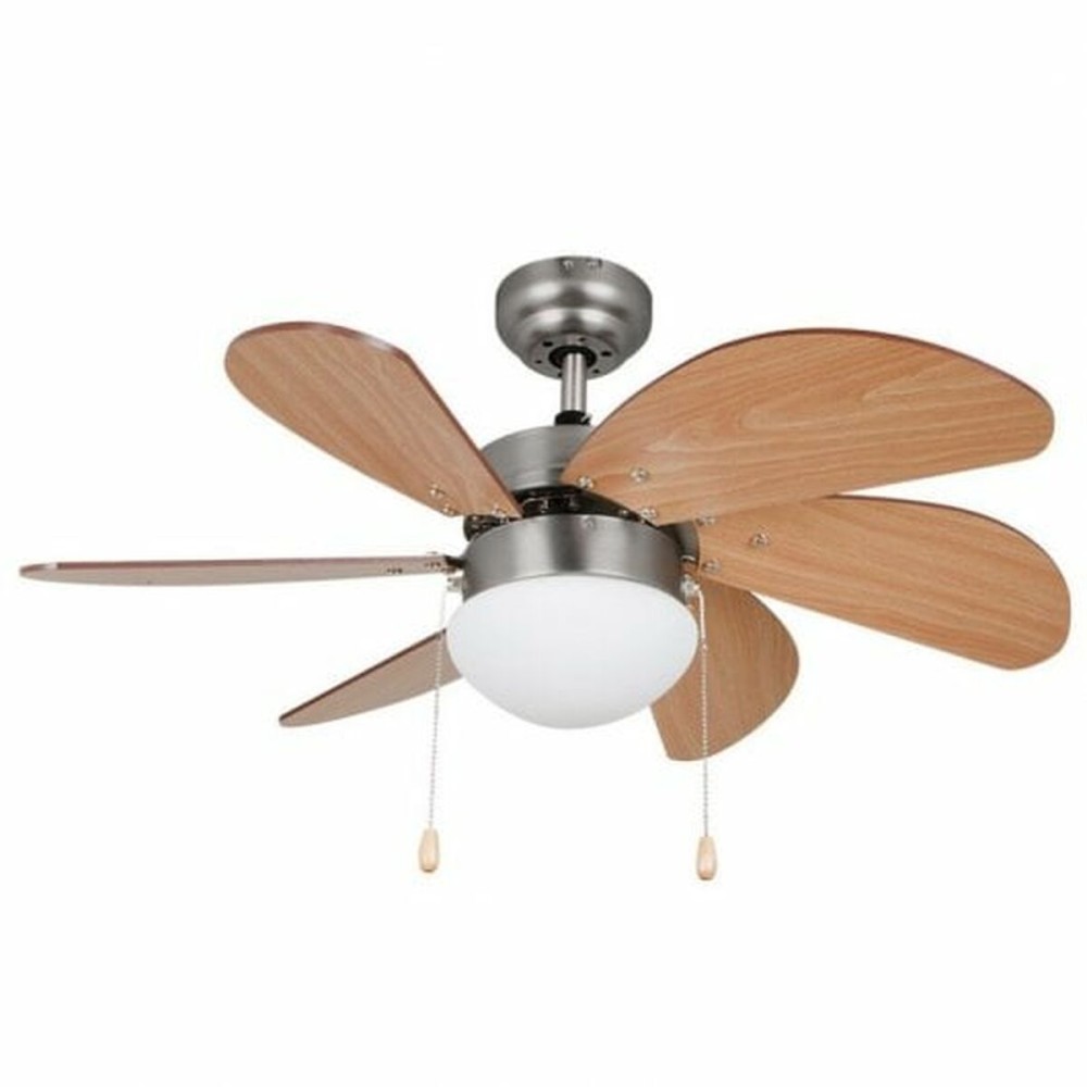 Ventilateur de Plafond avec Lumière Orbegozo CP 15075 N 50 W Bois