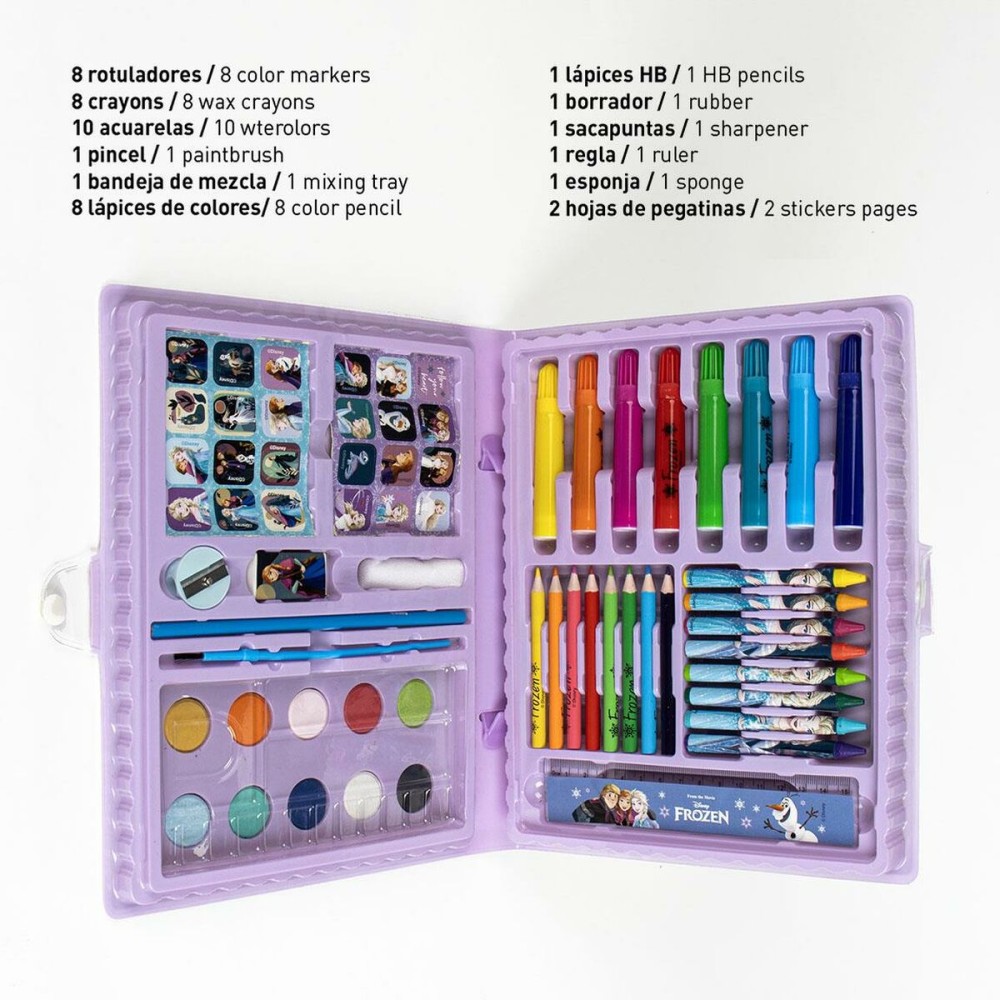 Drawing Set Frozen 41 x 58 x 3 cm 52 Pieces