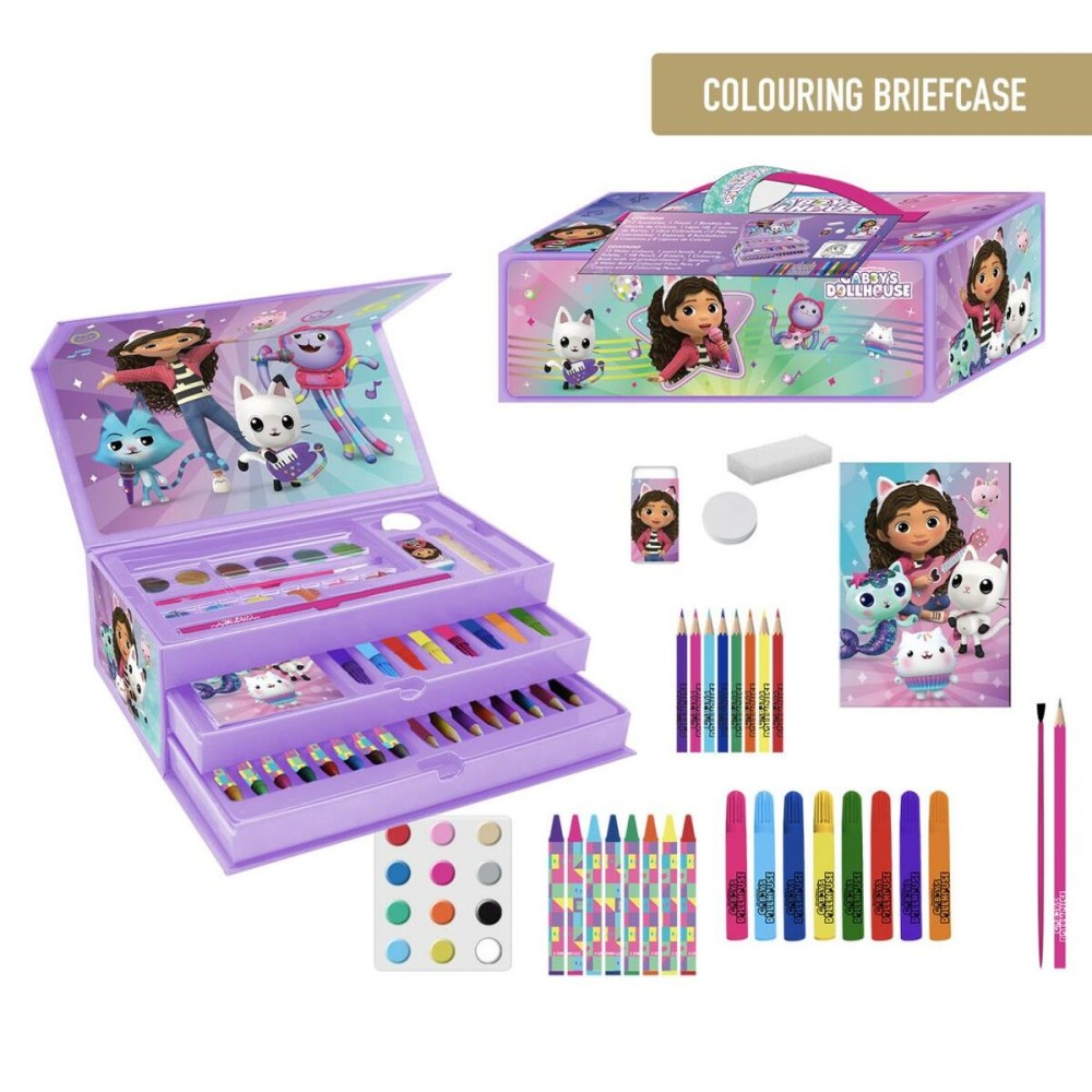 Zeichenset Gabby's Dollhouse Lila