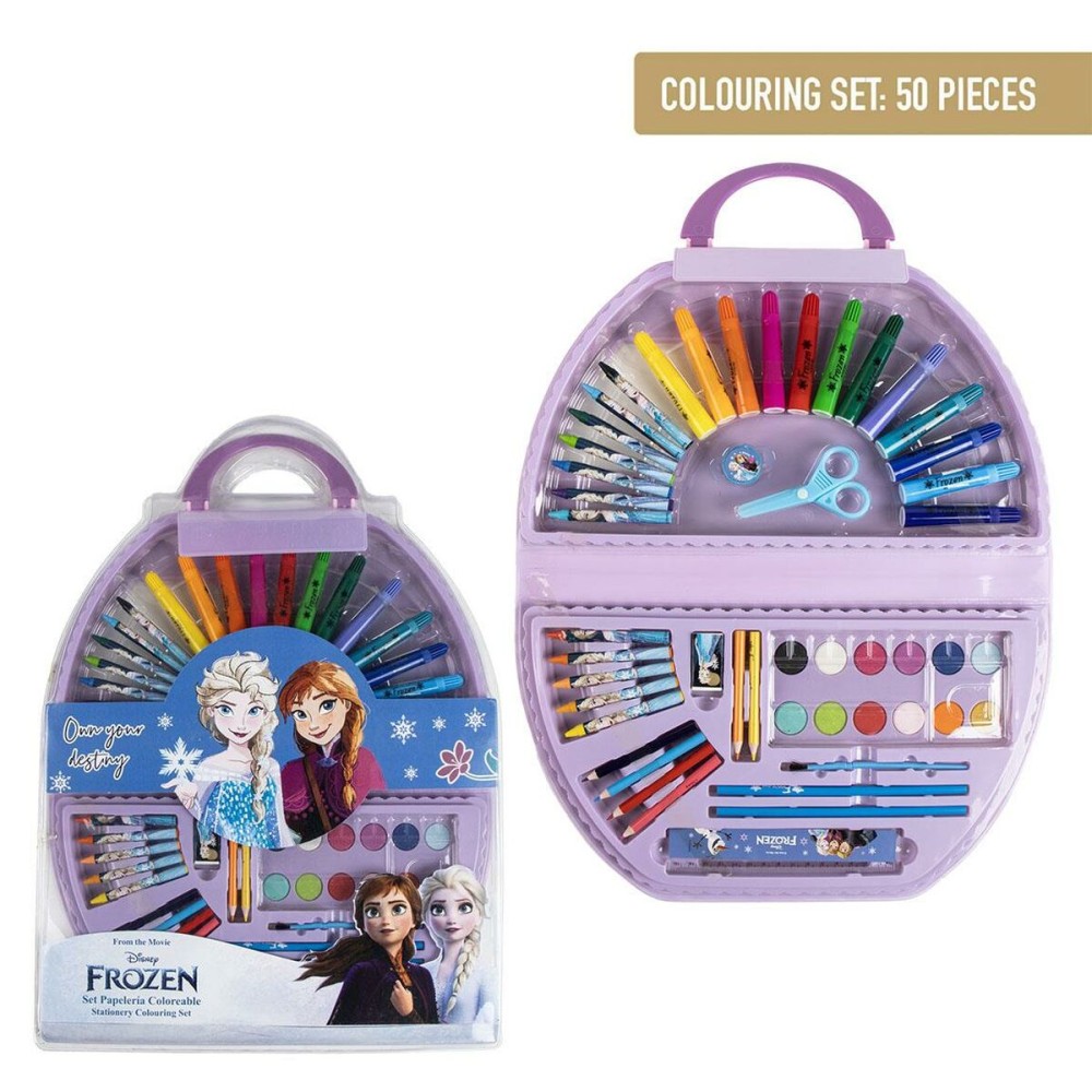 Drawing Set Frozen 41 x 58 x 3 cm 50 Pieces