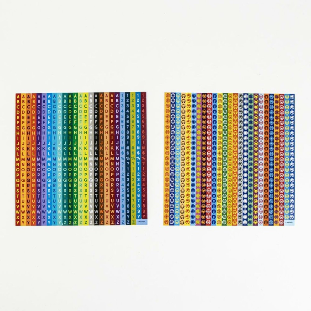 Lot d'autocollants Marvel Multicouleur 41 x 58 x 3 cm