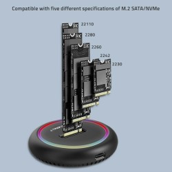 Dock/Base de chargement Qoltec 52275