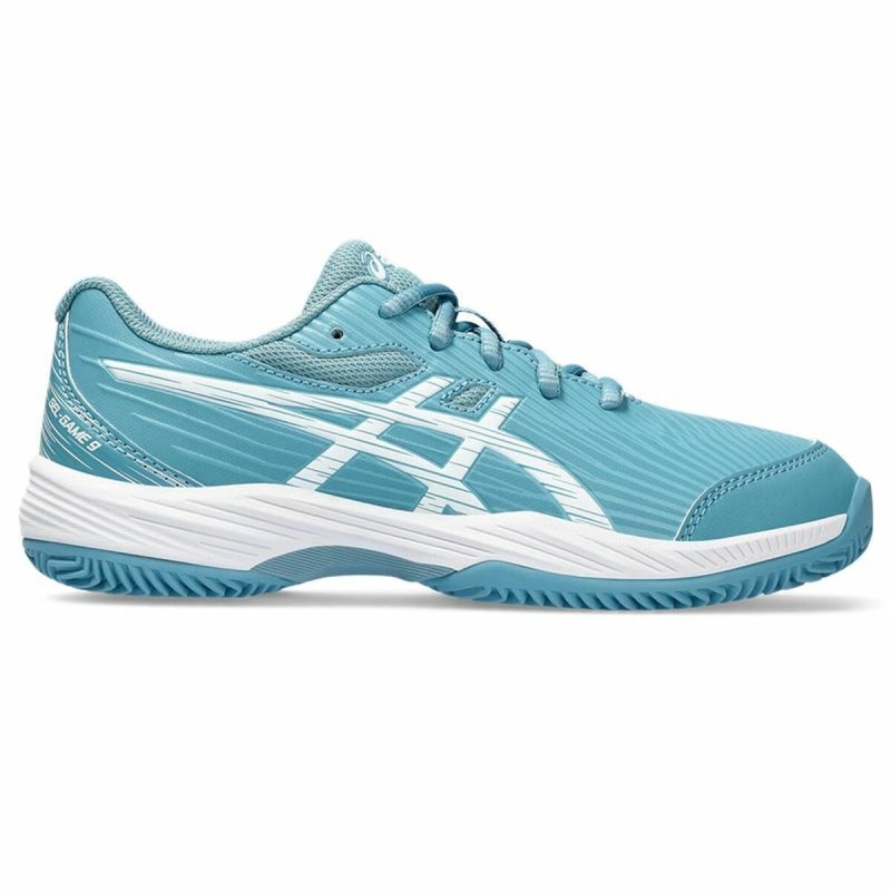 Children's Tennis Shoes Asics Gel-Game 9 Gs Clay/ Light Blue