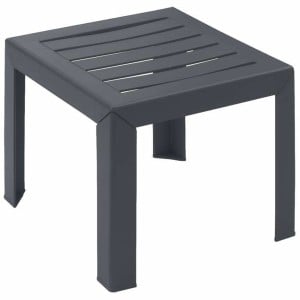 Beistelltisch Grosfillex Anthrazit Harz Kunststoff 40 x 40 x 35 cm