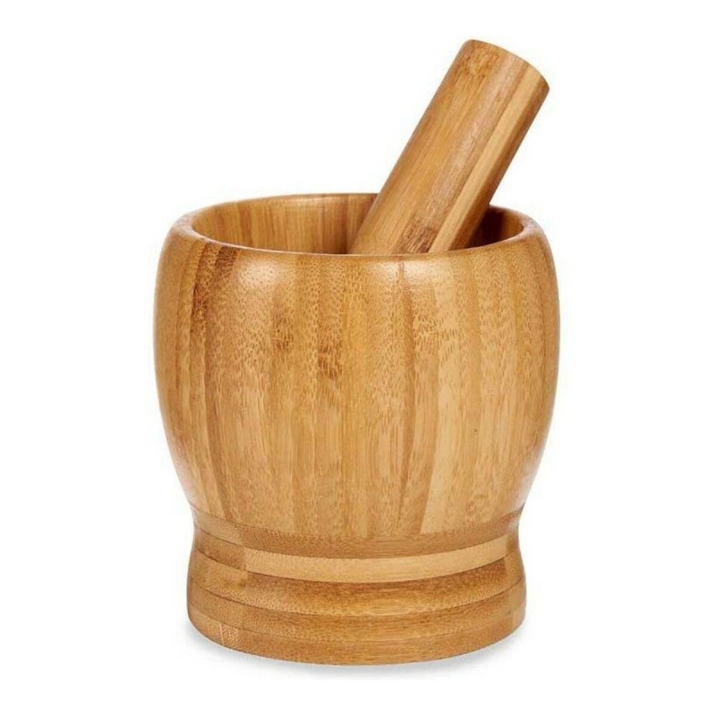 Mortar and pestle Bamboo (11 x 12 cm)