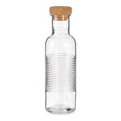 Bouteille Pasabahce Hoop Transparent Naturel Liège verre 1,07 L