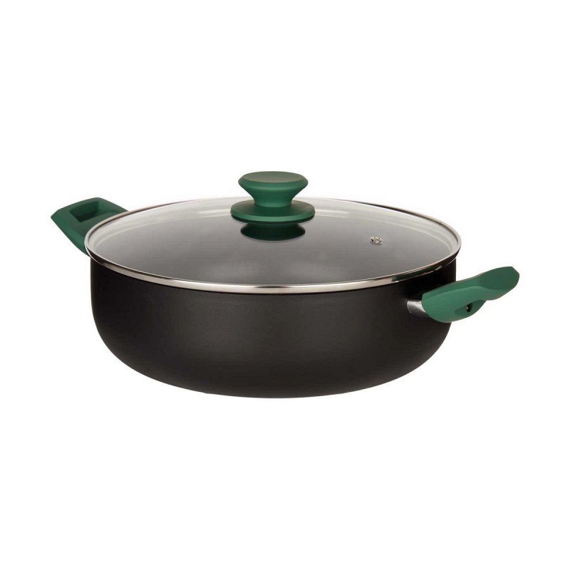 Casserole Black Green Aluminium (7 L)