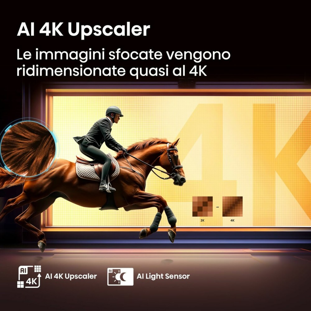 TV intelligente Hisense 43A6Q 43" 4K Ultra HD LED HDR D-LED