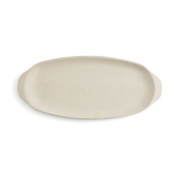 Snack tray Quid Mineral Gres Beige Ceramic 13 x 30,5 cm (8 Units)