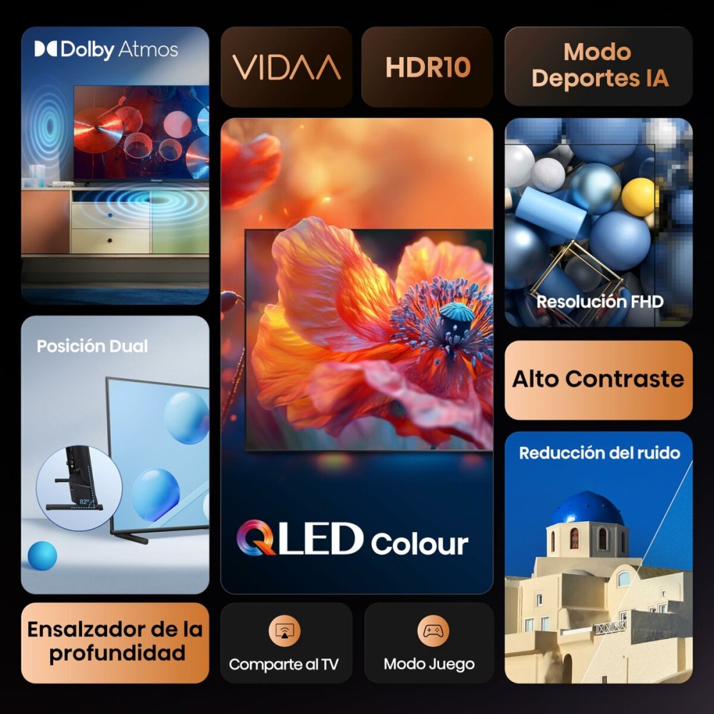 TV intelligente Hisense 32A5Q 32" Full HD HDR HDR10 QLED