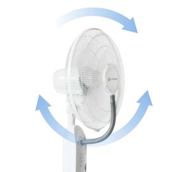 Standventilator mit Nebelgebläse Grunkel FAN-16NEBULIZADOR Weiß 75 W