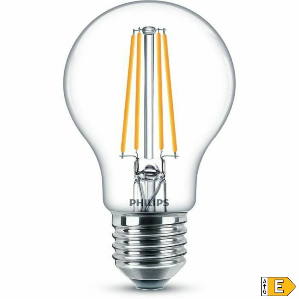 LED-Lampe Philips Classic 60 W Weiß E E27 (2700 K) (2 Stück)