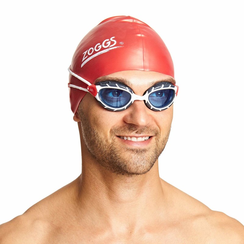 Schwimmbrille Zoggs Predator Rot Weiß klein