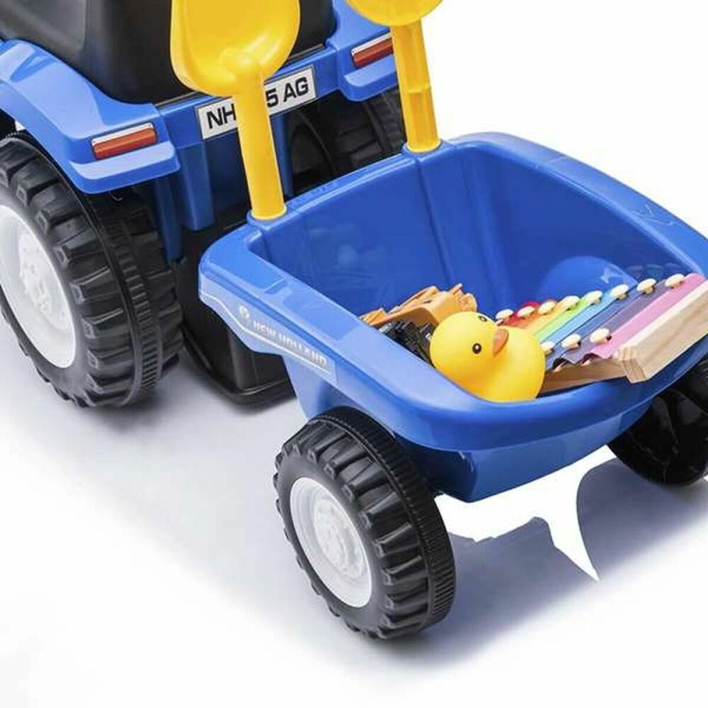 Traktor mit Pedalen New Holland Ride ON Blau 91 x 44 x 29 cm