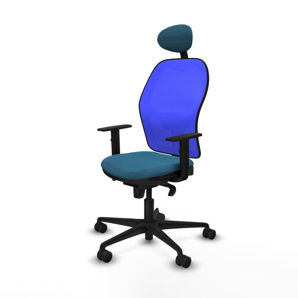 Chaise de Bureau avec Appui-tête Jorquera Piqueras y Crespo 1D036N1 Bleu Vert pétrole