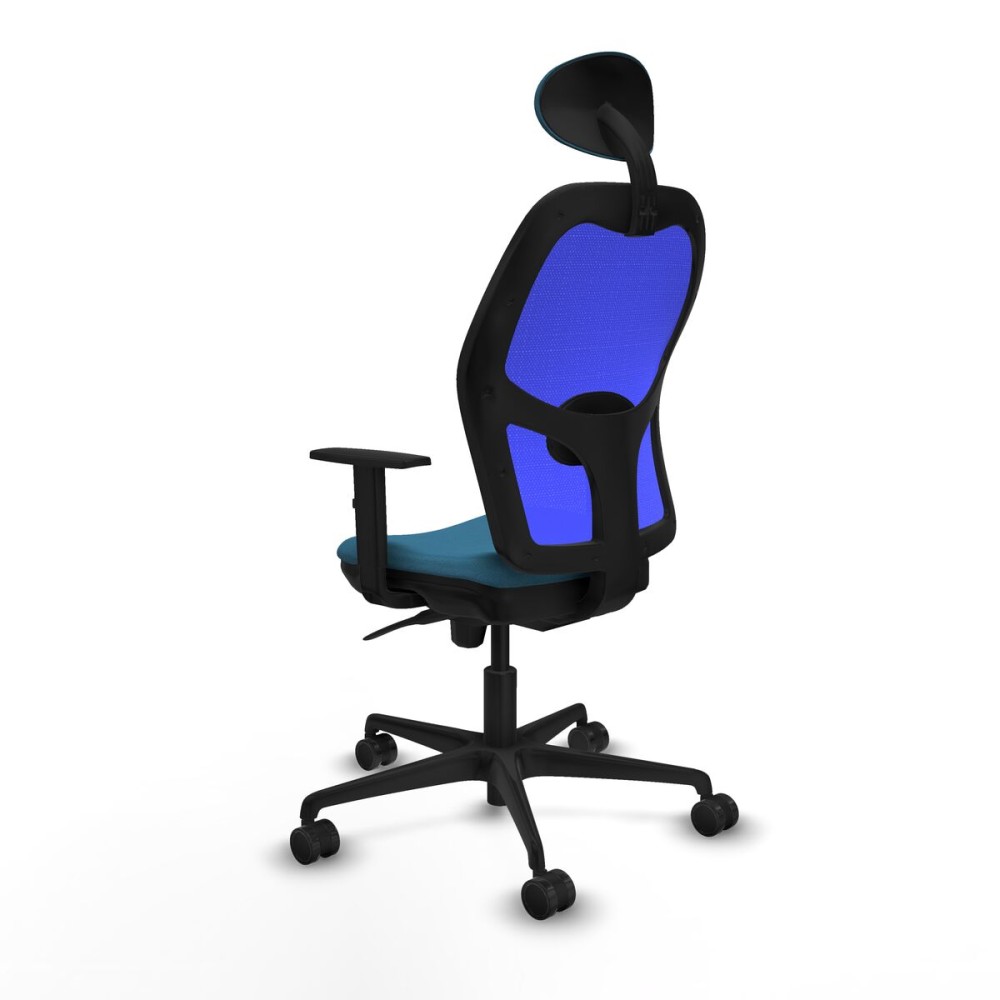Chaise de Bureau avec Appui-tête Jorquera Piqueras y Crespo 1D036N1 Bleu Vert pétrole