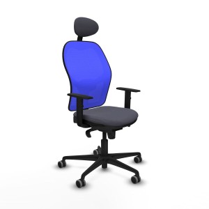 Chaise de Bureau avec Appui-tête Jorquera Piqueras y Crespo 1D036G1 Gris foncé
