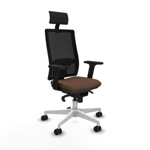 Bürostuhl mit Kopfstütze Piqueras y Crespo 2D026N1 Dunkelbraun