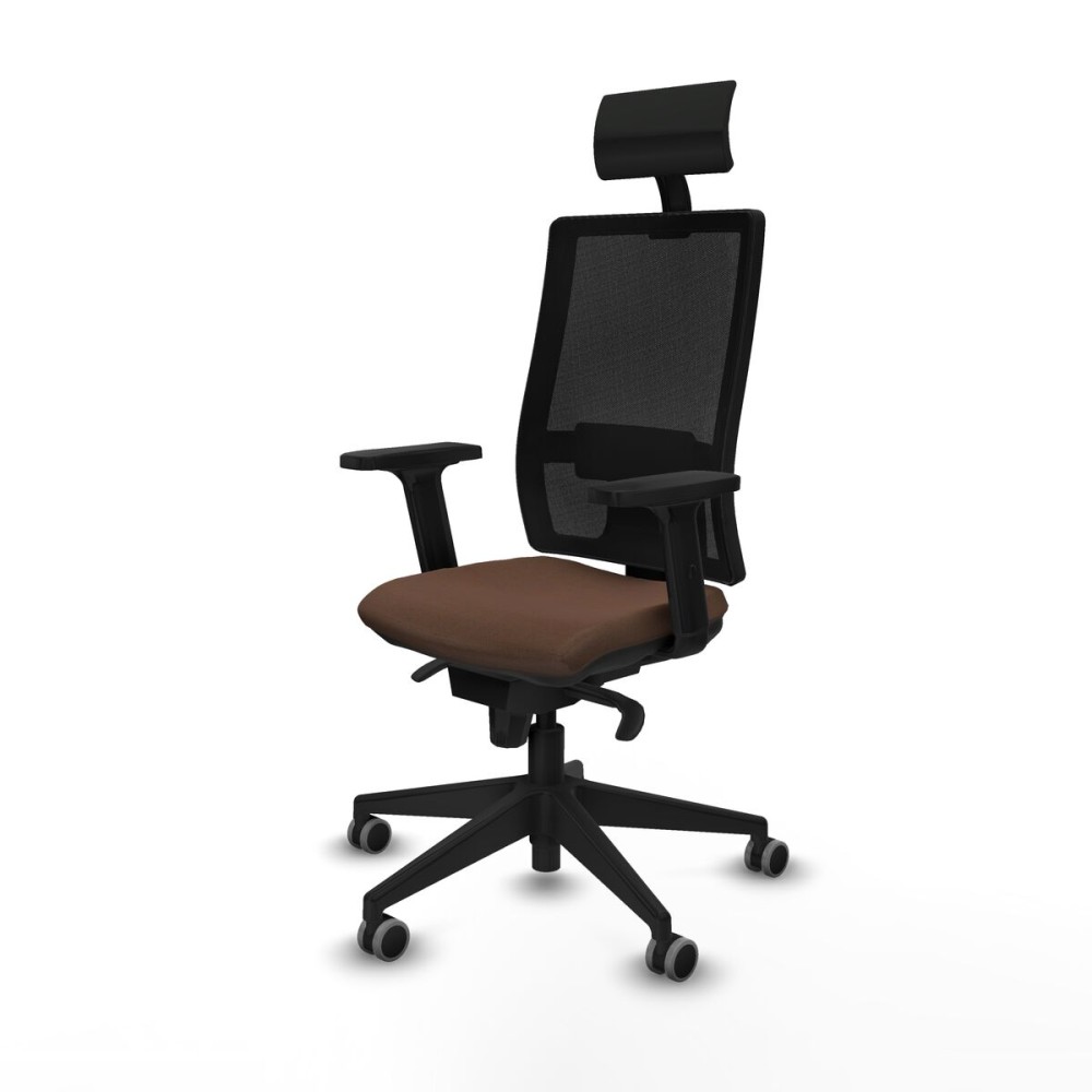 Bürostuhl mit Kopfstütze Piqueras y Crespo 2D066G1 Dunkelbraun