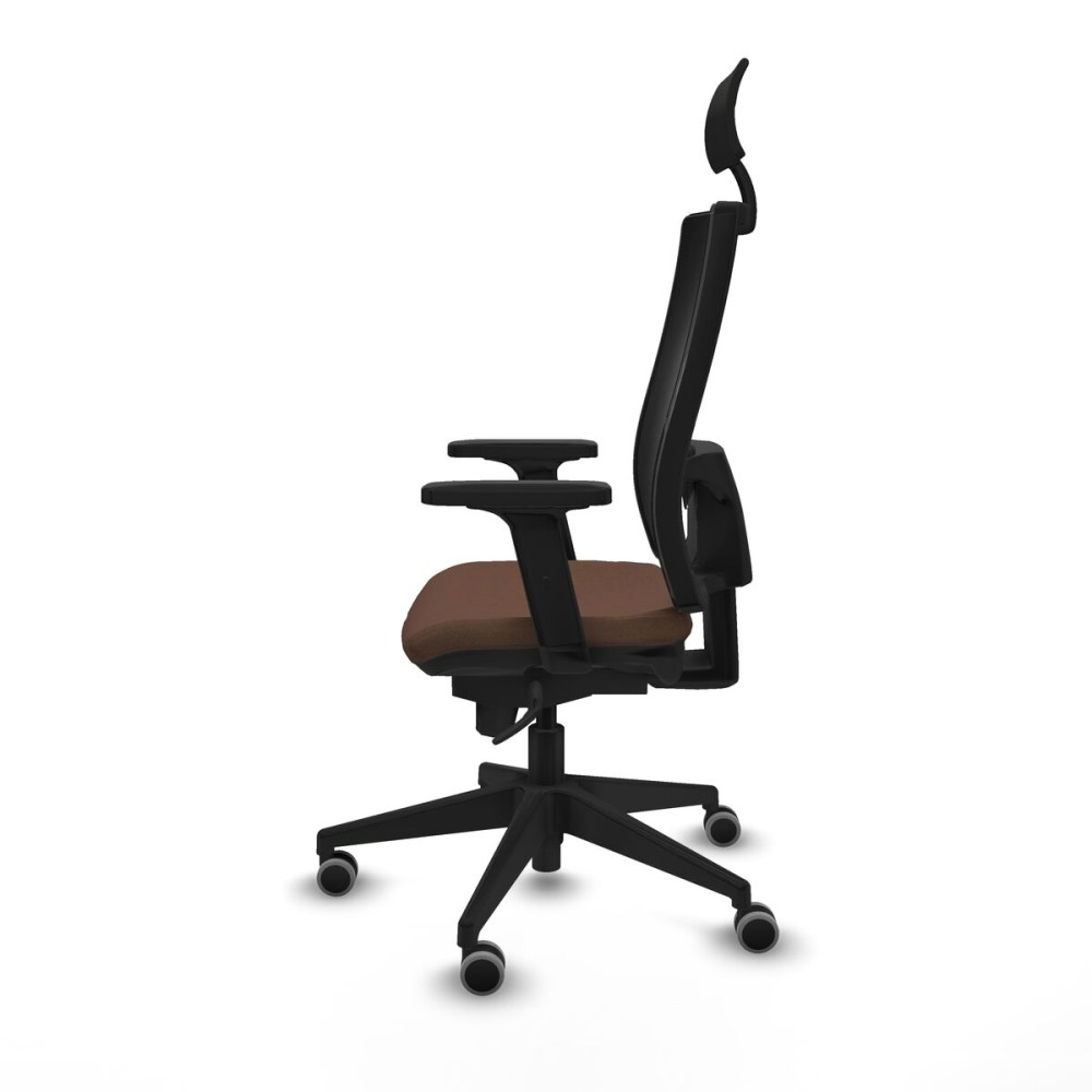 Bürostuhl mit Kopfstütze Piqueras y Crespo 2D066G1 Dunkelbraun