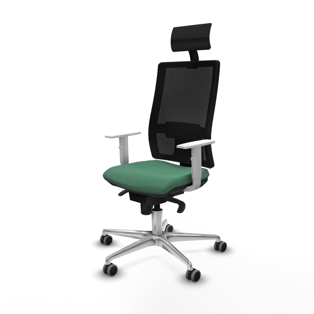 Chaise de Bureau avec Appui-tête Piqueras y Crespo 4B086G1 Vert émeraude