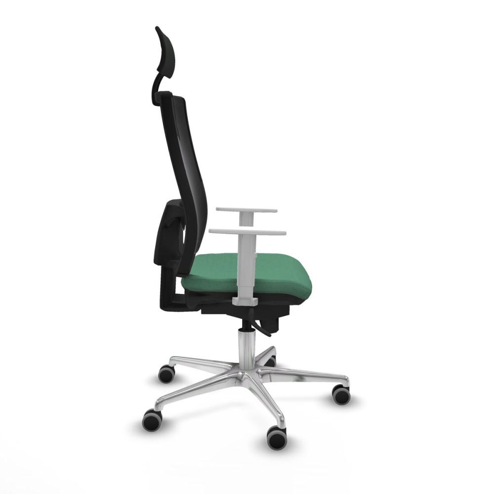 Chaise de Bureau avec Appui-tête Piqueras y Crespo 4B086G1 Vert émeraude