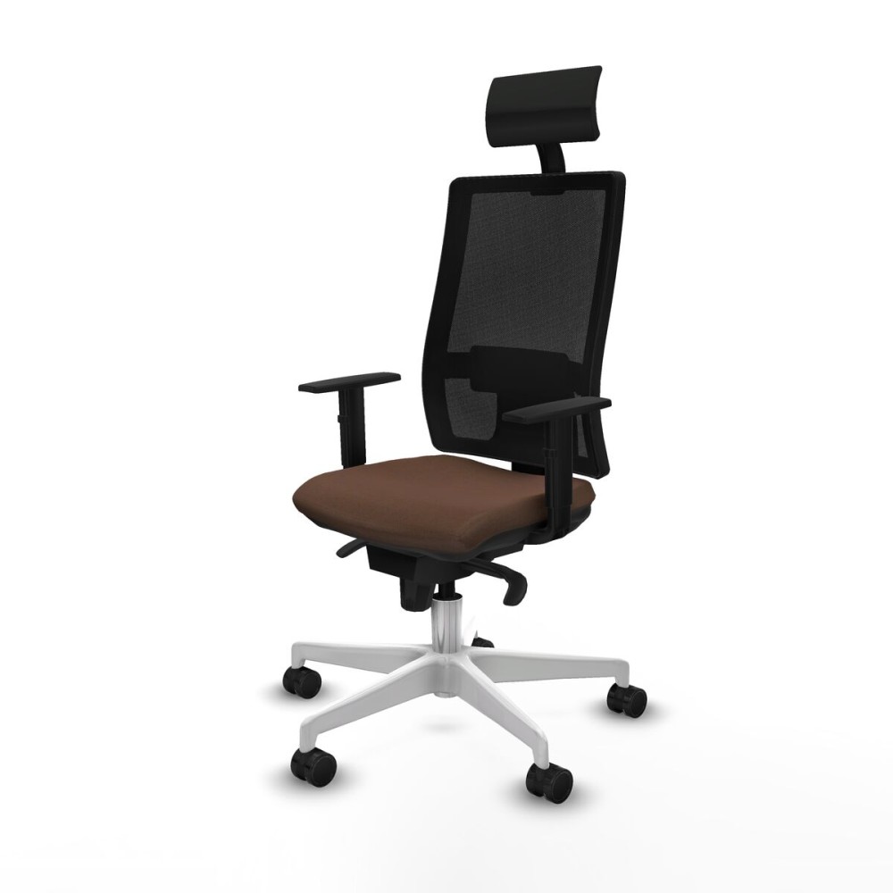Bürostuhl mit Kopfstütze Piqueras y Crespo 1D026N1 Dunkelbraun
