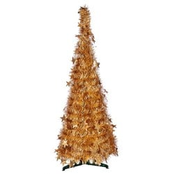 Sapin de Noël Doré guirlande 38 x 38 x 150 cm (6 Unités)