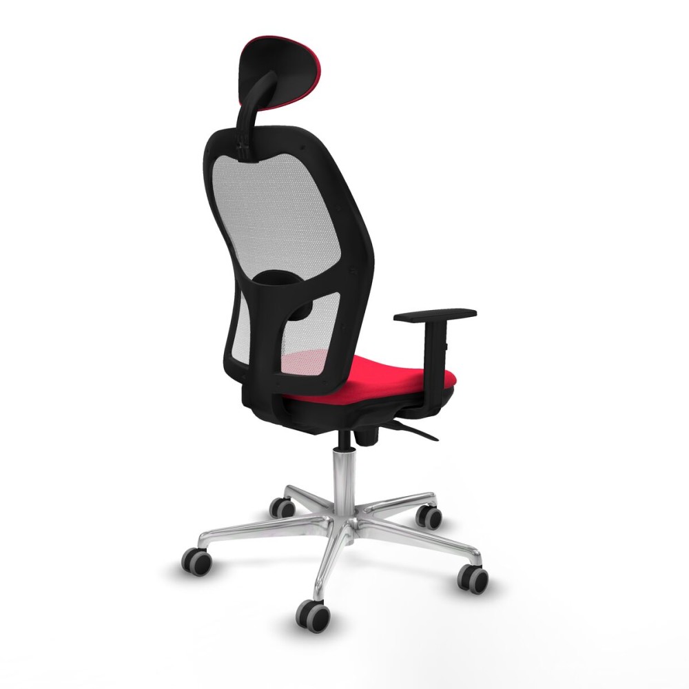 Office Chair with Headrest Jorquera Piqueras y Crespo 1D086G1 Red