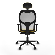 Office Chair with Headrest Jorquera Piqueras y Crespo 1D036N1 Yellow