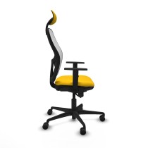 Office Chair with Headrest Jorquera Piqueras y Crespo 1D036N1 Yellow