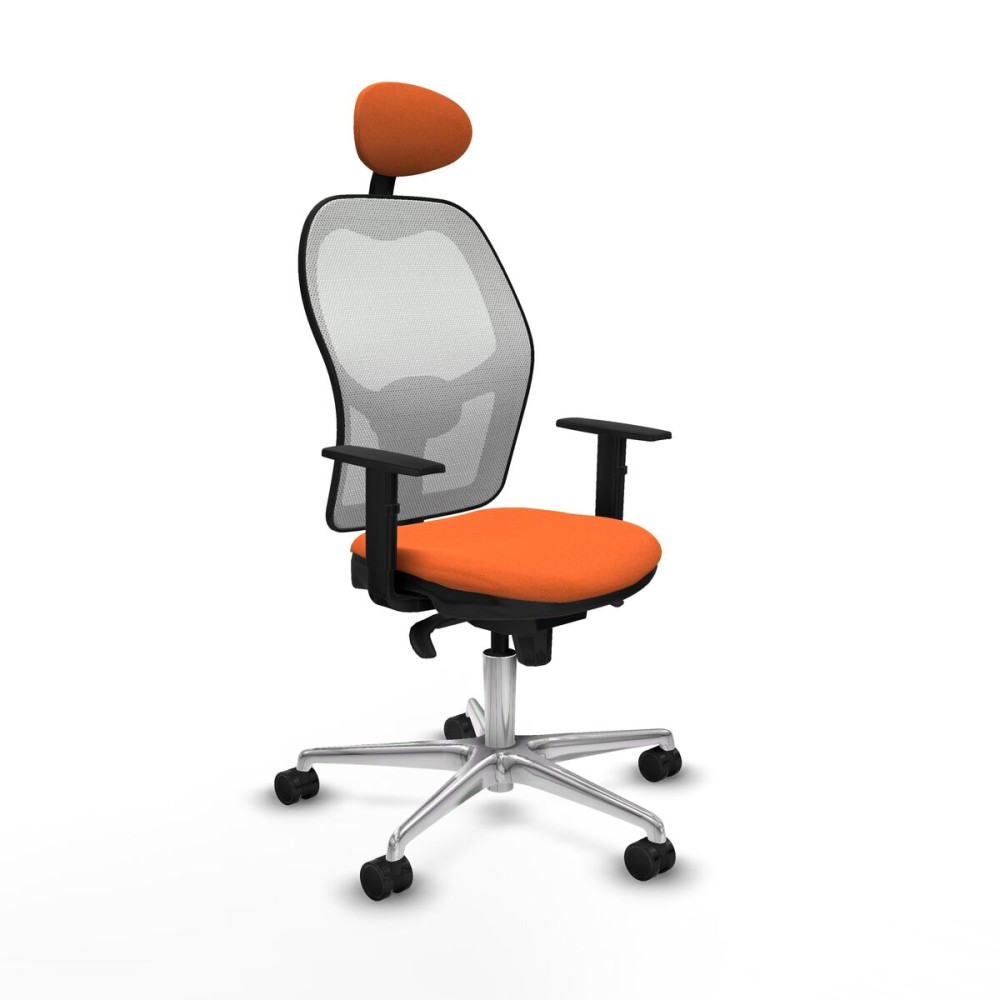 Office Chair with Headrest Jorquera Piqueras y Crespo 1D086N1 Orange