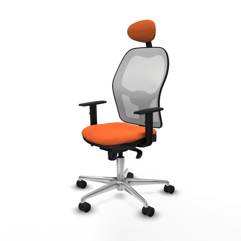 Office Chair with Headrest Jorquera Piqueras y Crespo 1D086N1 Orange