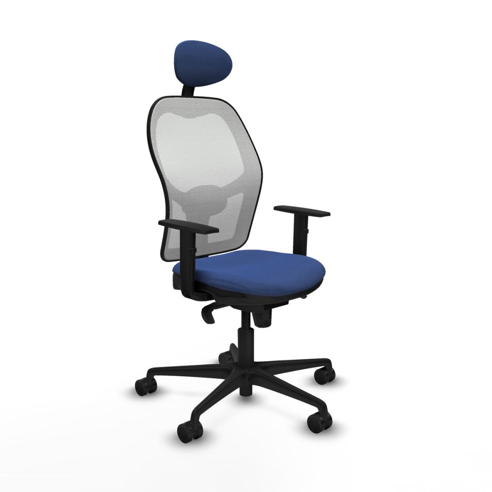 Office Chair with Headrest Jorquera Piqueras y Crespo 1D036N1 Navy Blue