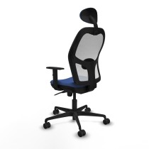 Office Chair with Headrest Jorquera Piqueras y Crespo 1D036N1 Navy Blue