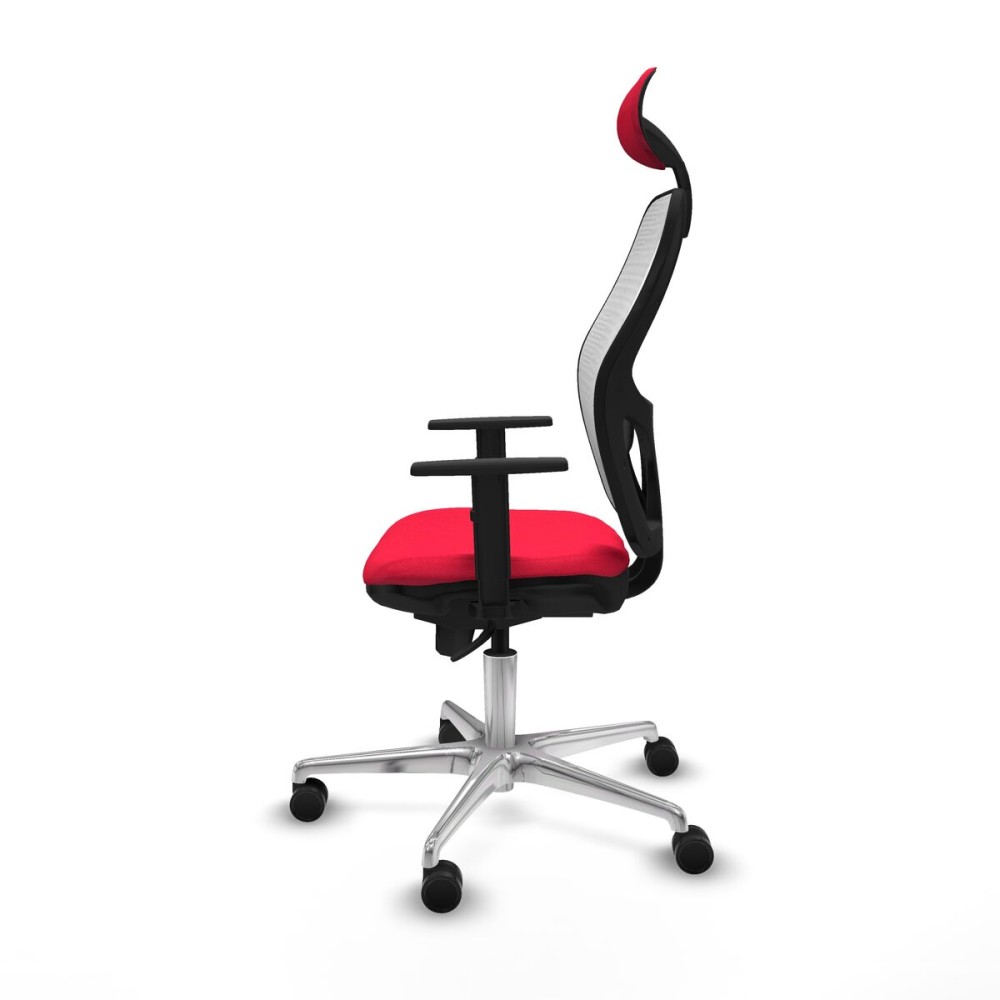 Office Chair with Headrest Jorquera Piqueras y Crespo 1D086N1 Red