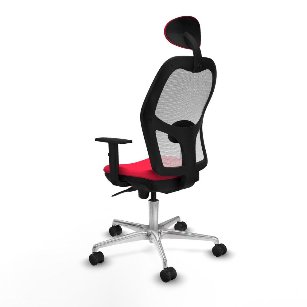 Office Chair with Headrest Jorquera Piqueras y Crespo 1D086N1 Red