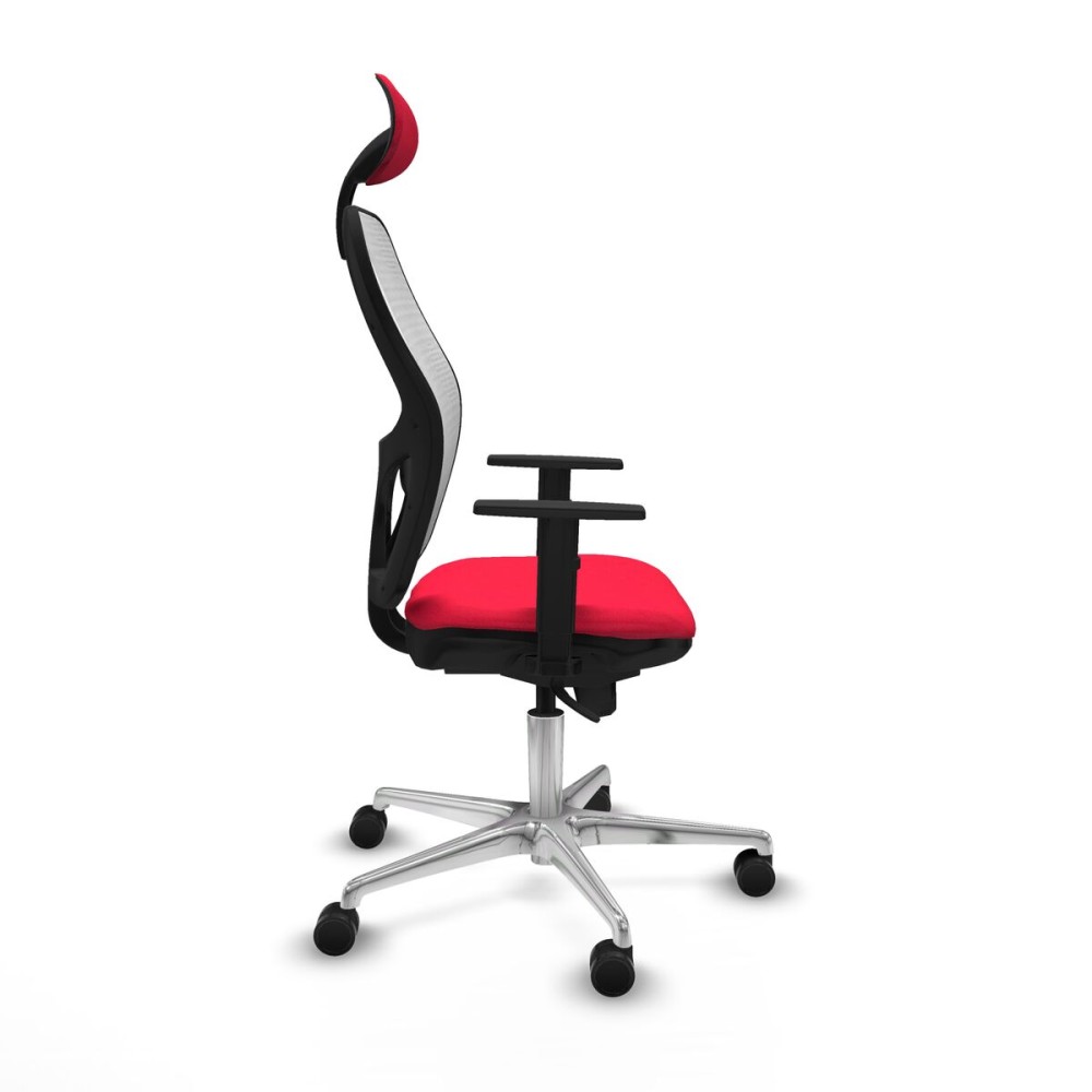 Office Chair with Headrest Jorquera Piqueras y Crespo 1D086N1 Red