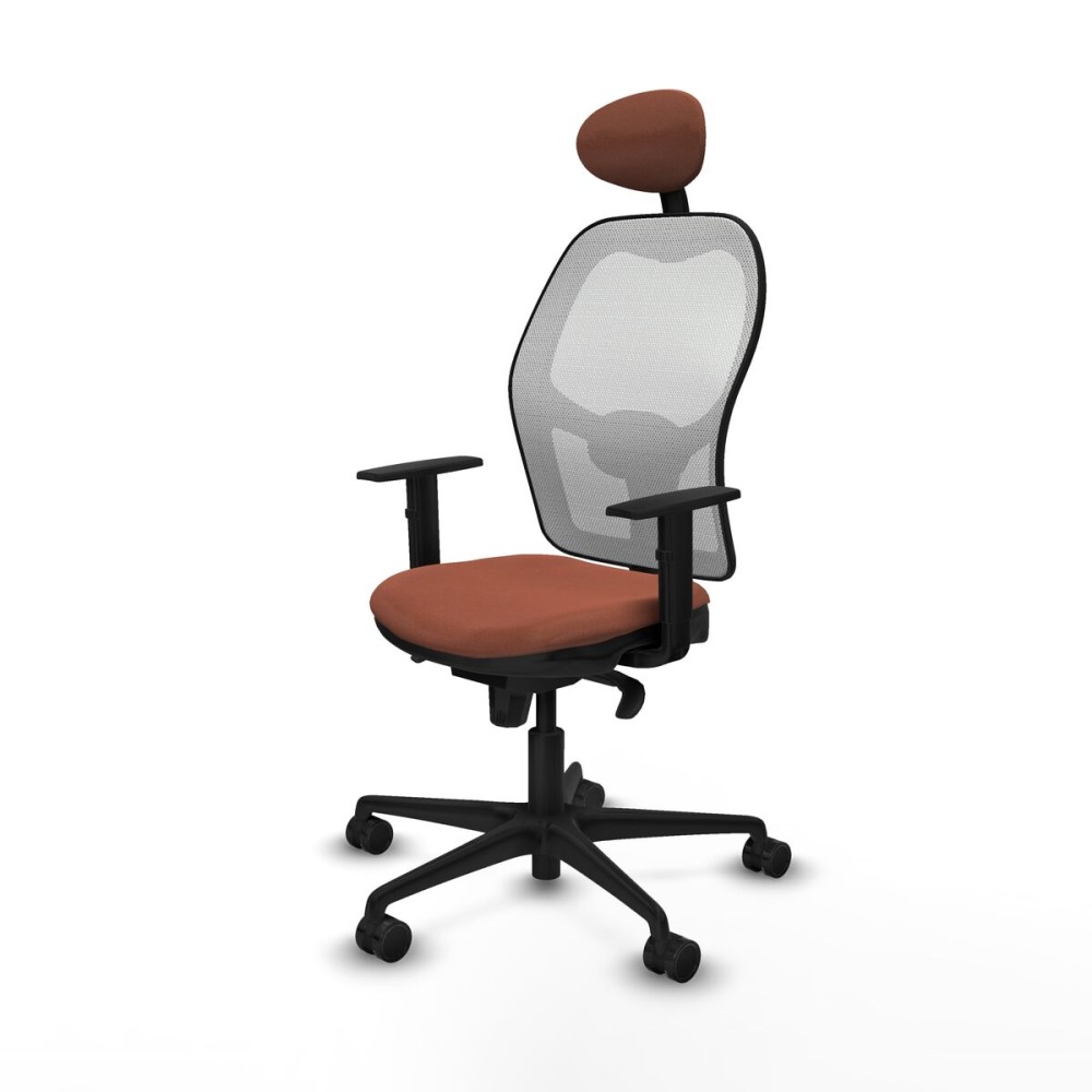 Office Chair with Headrest Jorquera Piqueras y Crespo 1D036N1 White Brown