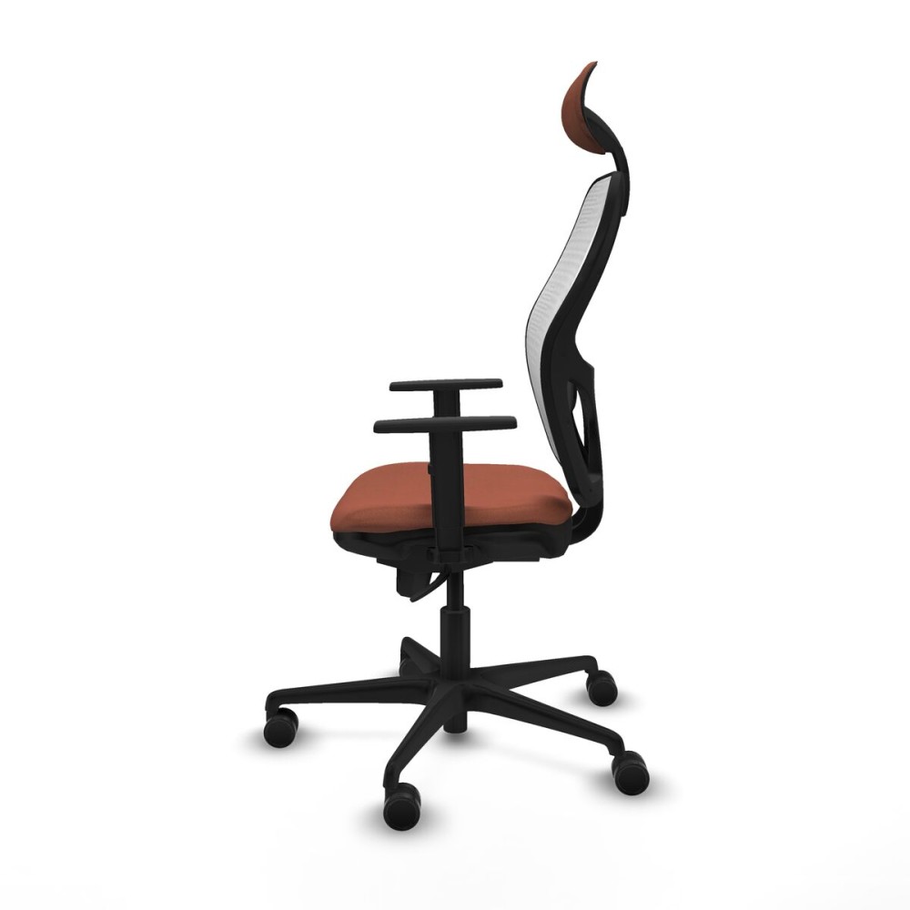 Office Chair with Headrest Jorquera Piqueras y Crespo 1D036N1 White Brown