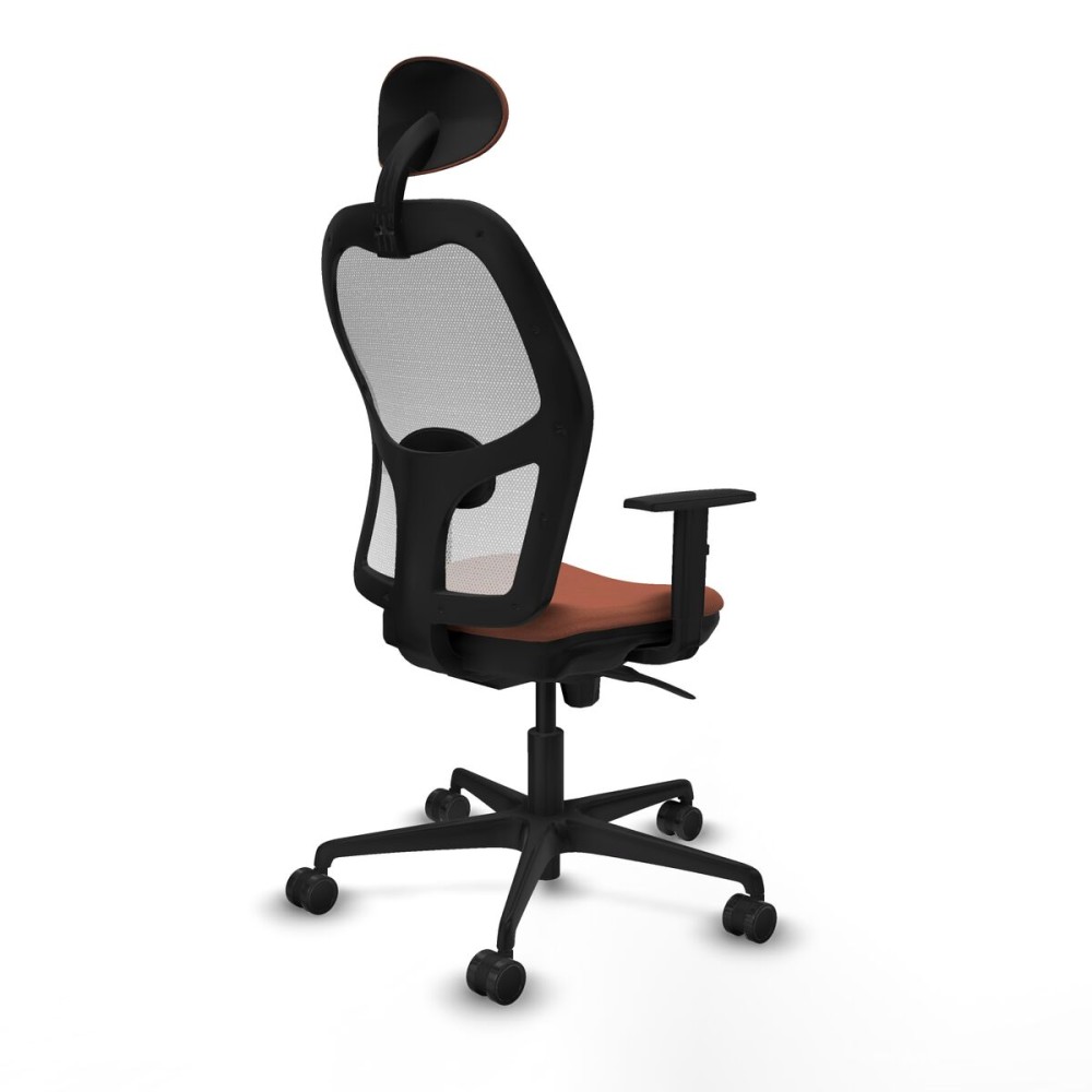 Office Chair with Headrest Jorquera Piqueras y Crespo 1D036N1 White Brown