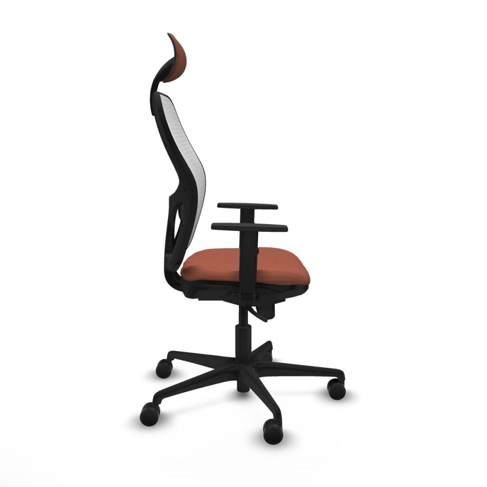 Office Chair with Headrest Jorquera Piqueras y Crespo 1D036N1 White Brown