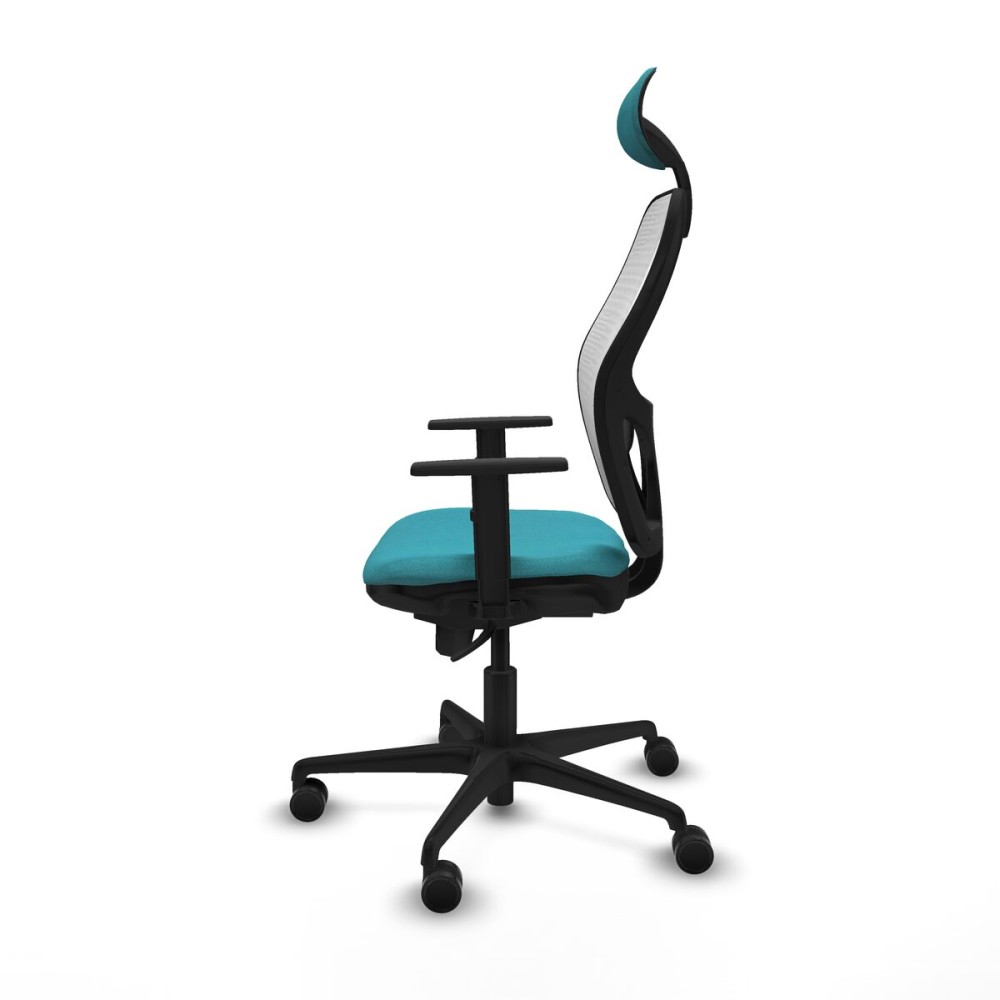 Office Chair with Headrest Jorquera Piqueras y Crespo 1D036N1 Turquoise
