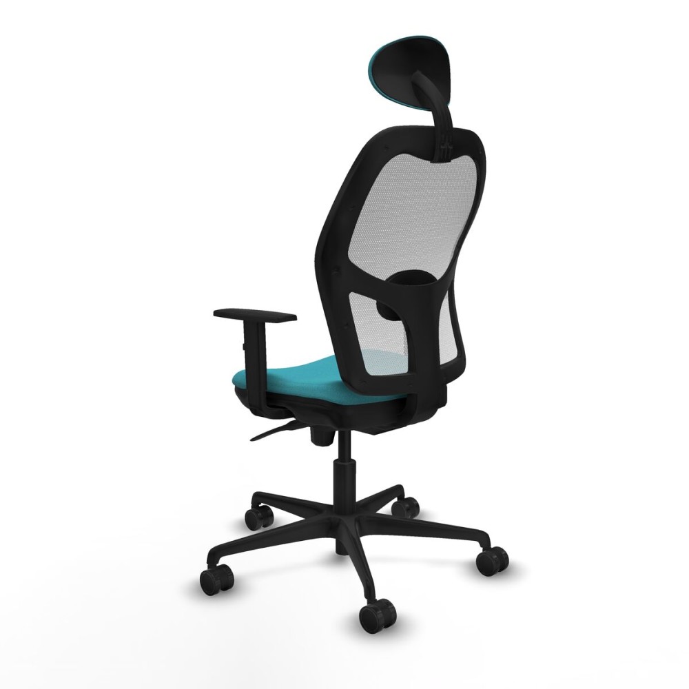 Office Chair with Headrest Jorquera Piqueras y Crespo 1D036N1 Turquoise